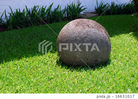 コスタリカ　サンホセ　丸い石 16631017