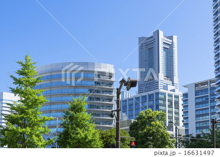 横浜みなとみらいの街並み 横浜みなとみらいの街並み 16631497