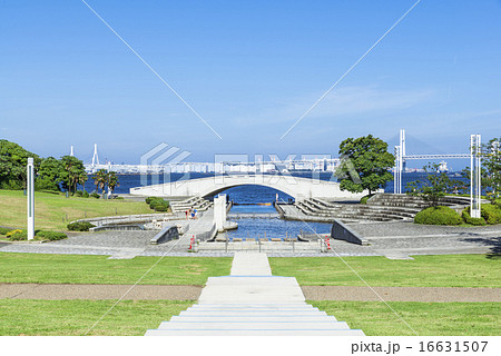 横浜みなとみらいの臨港パーク／潮入りの池 16631507