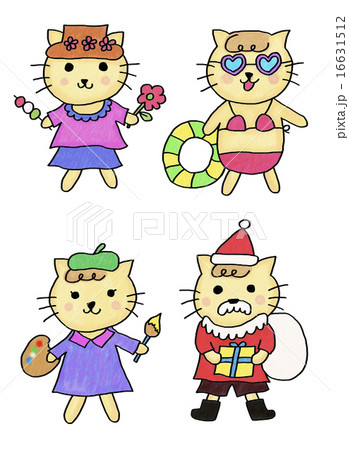 春夏秋冬のねこ 春夏秋冬のねこ 16631512