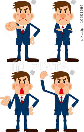 怒るビジネスマン 16631664