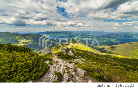 Beautiful mountains landscape in Carpathian Beautiful mountains landscape in Carpathian 16631923