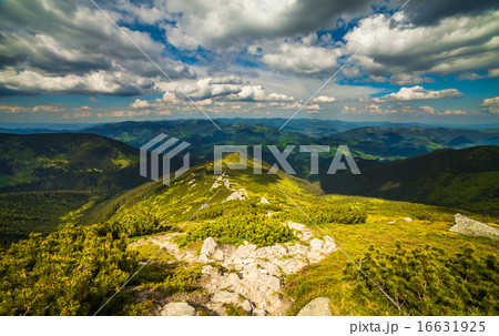 Beautiful mountains landscape in Carpathian 16631925