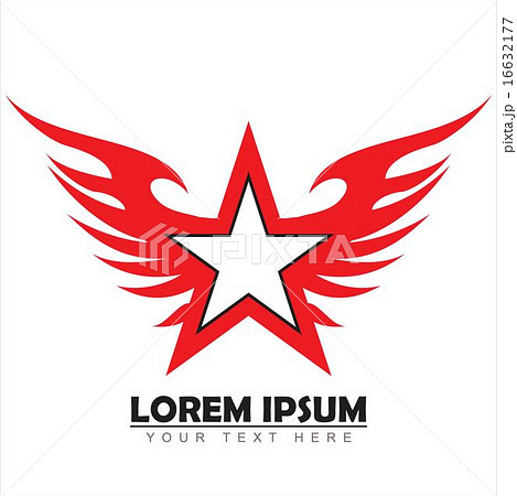 Winged Red Star. Flaming Red Star Winged Red Star. Flaming Red Star 16632177