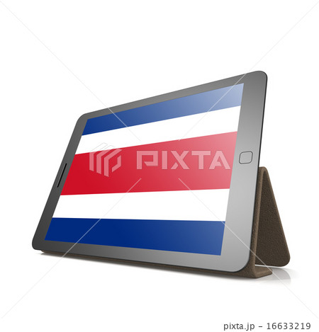 Tablet with Costa Rica flag 16633219