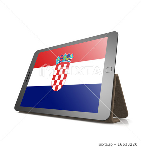 Tablet with Croatia flag Tablet with Croatia flag 16633220