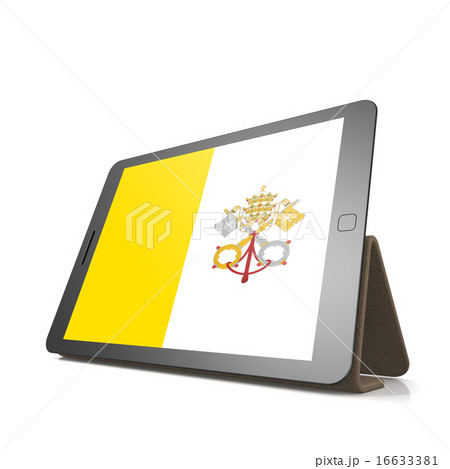 Tablet with Vatican City flag 16633381