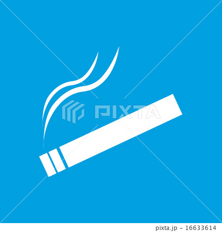 Cigarette white icon Cigarette white icon 16633614