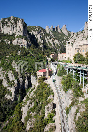 Montserrat Mountains Rack Railway in Catalonia 16635571