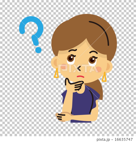 考える女性【三頭身・シリーズ】 16635747