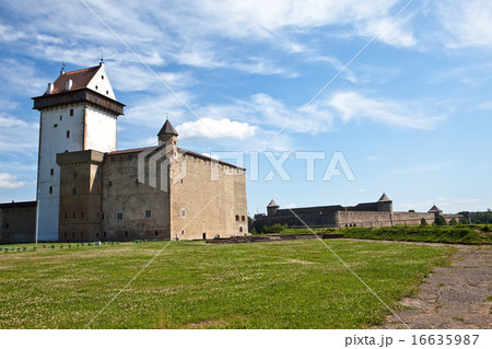 Two ancient fortresses on the parties  16635987