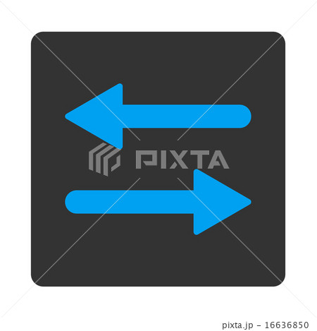 Arrows Exchange Horizontal flat blue and gray colors rounded button Arrows Exchange Horizontal flat blue and gray colors rounded button 16636850