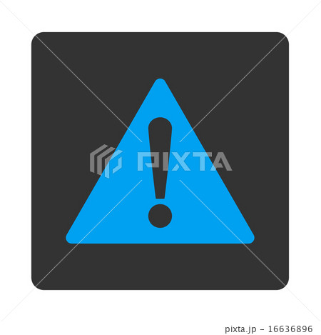 Warning flat blue and gray colors rounded button Warning flat blue and gray colors rounded button 16636896