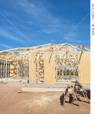 New home construction framing. New home construction framing. 16637156
