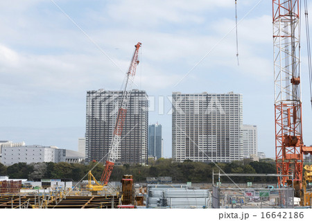 工事現場イメージ 大規模建設現場 臨海副都心 工事現場イメージ 大規模建設現場 臨海副都心 16642186