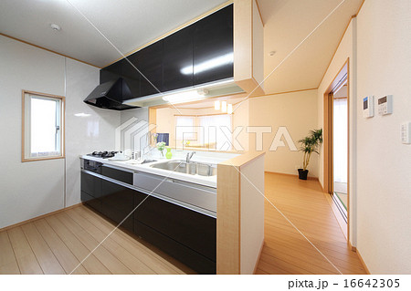 住まいのキッチン　対面式 16642305