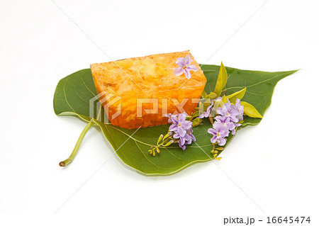 Thai style dessert gelatin with egg 16645474