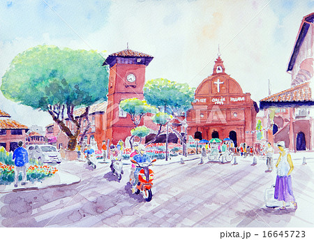 マラッカのスケッチ 16645723