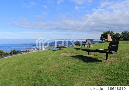 紋別公園から氷海展望塔・オホーツクタワー方向を見る。 16648810