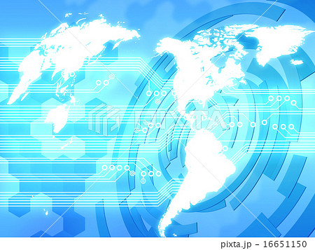 ネットワーク素材 ネットワーク素材 16651150