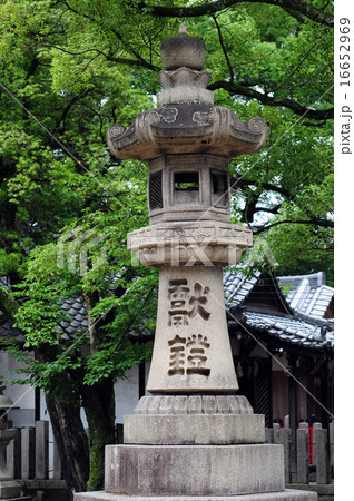 猪名野神社の石燈籠-6 猪名野神社の石燈籠-6 16652969