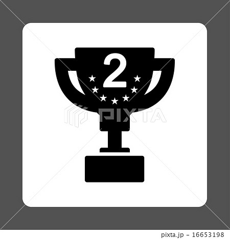 Second prize icon from Award Buttons OverColor Set 16653198