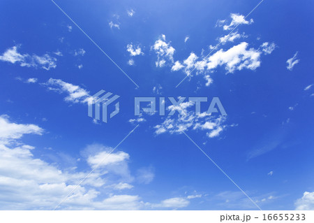 青空と太陽と雲イメージ 16655233