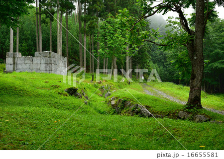 世界遺産_橋野鉄鉱山の日本最古の洋式高炉跡 16655581