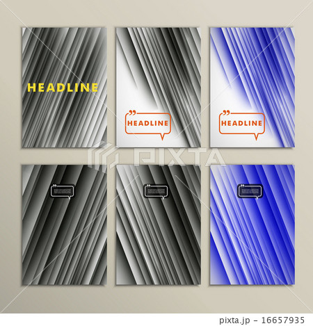 lines on a colored background. Set vector banners lines on a colored background. Set vector banners 16657935