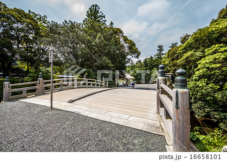 伊勢神宮　外宮　表参道火除橋 16658101