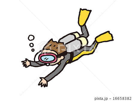 Scuba Diving Scuba Dive Vector Stock Illustration 1665