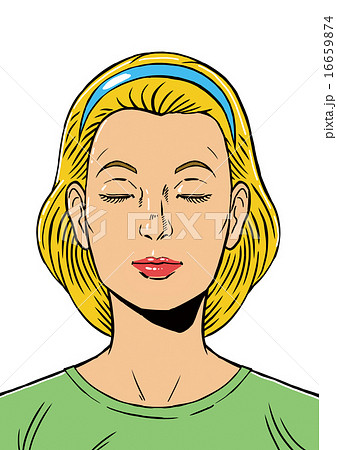 アメコミ　女性　顔　３ 16659874