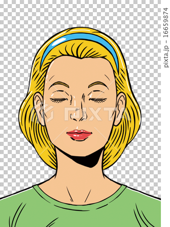 アメコミ　女性　顔　３ 16659874