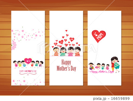 family and kids Mother's Day Cards 16659899