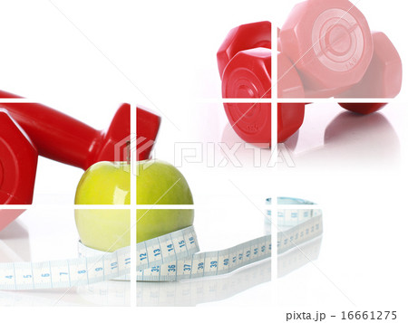 Fitness collage. 16661275