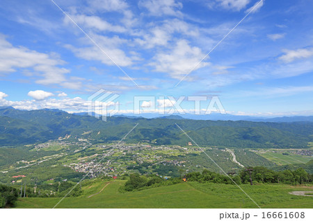 美しい白馬の景色、八方尾根スキー場から 16661608