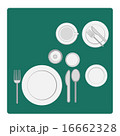 vector illustration tableware serving 16662328