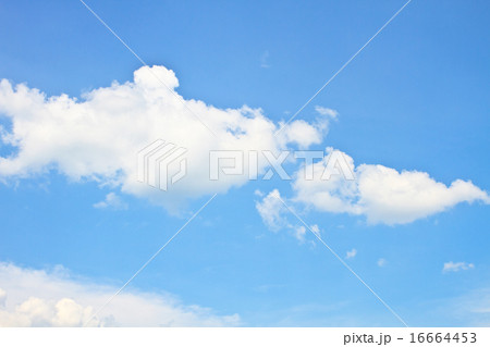 blue sky with white clouds blue sky with white clouds 16664453