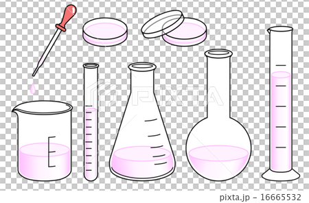 Laboratory instrument set - pink - Stock Illustration [16665532] - PIXTA