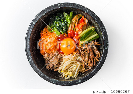 ビビンパ　韓国料理　bibimbap Korean food 16666267