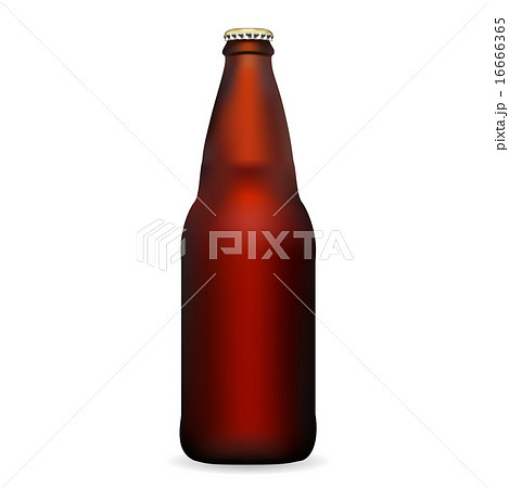 Illustration of Glass Beer Bottle with cap Illustration of Glass Beer Bottle with cap 16666365