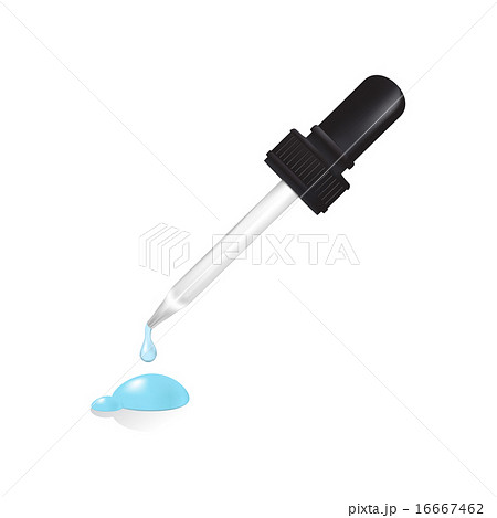 illustration of pipe eye dropper vector isolated 16667462