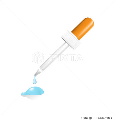 illustration of pipe eye dropper vector isolated 16667463
