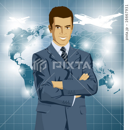 Vector Businessman In Suit Vector Businessman In Suit 16667931