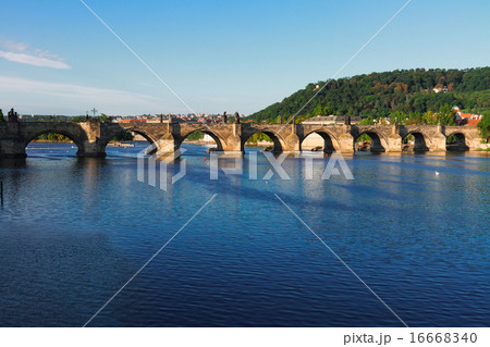 Charles bridge over river Vltava Charles bridge over river Vltava 16668340