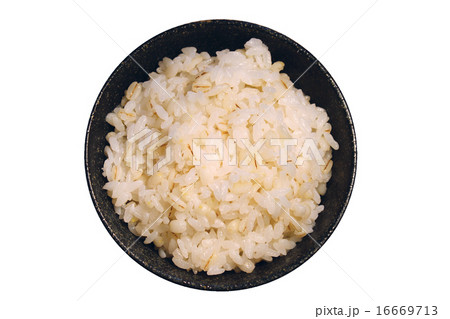 Rice boiled with barley_麦飯　麦ごはん　麦めし 16669713