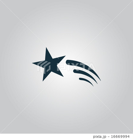 Shooting star vector icon 16669994
