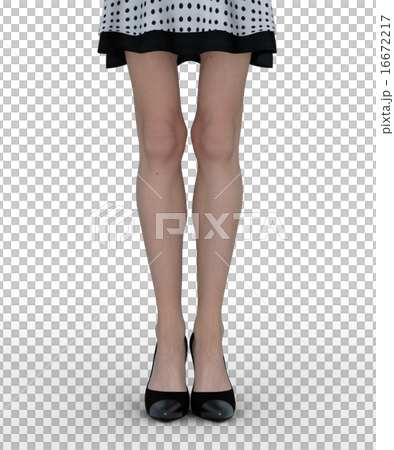 理想的な女性の脚 ボディーパーツ Perming 3dcg イラスト素材のイラスト素材