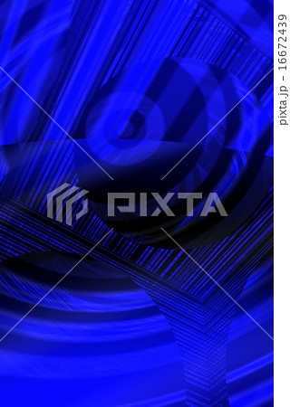 青い謎のアート 16672439