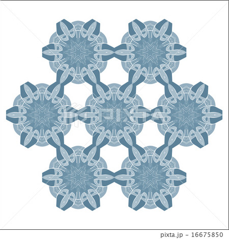 Flower pattern blue delicate colors.  16675850